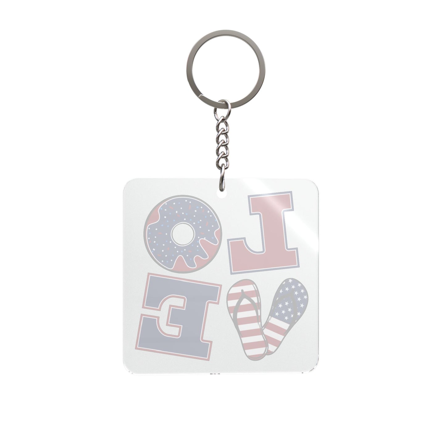 4th of July Keychain - LOVE