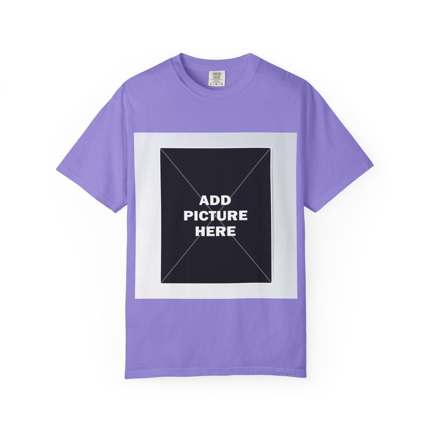 Photo-Print T-Shirt — Customizable "Add Picture Here" Graphic Tee