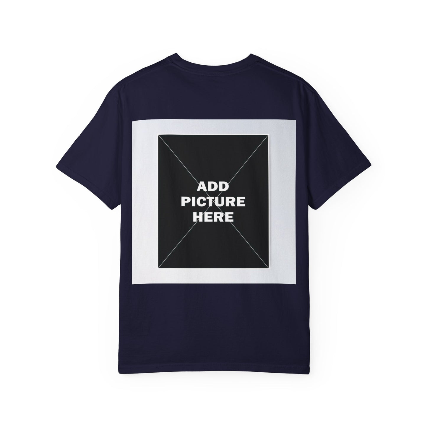 Photo-Print T-Shirt — Customizable "Add Picture Here" Graphic Tee