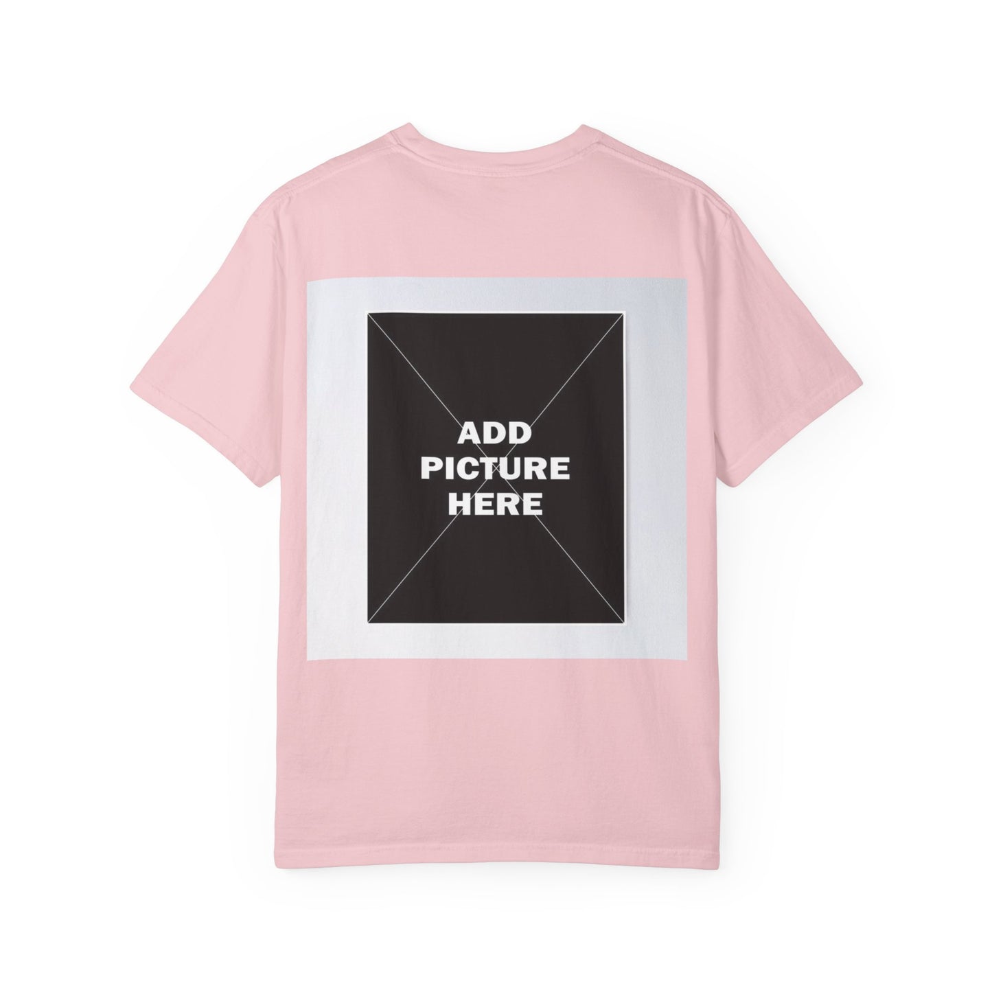 Photo-Print T-Shirt — Customizable "Add Picture Here" Graphic Tee