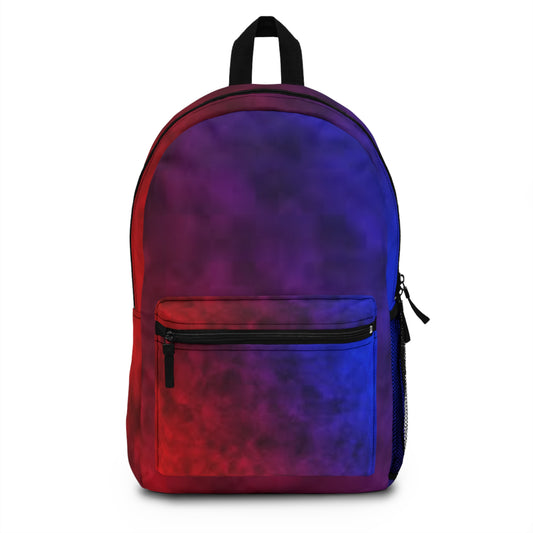 Gradient Cloud Backpack — Red & Blue Vaporwave Backpack