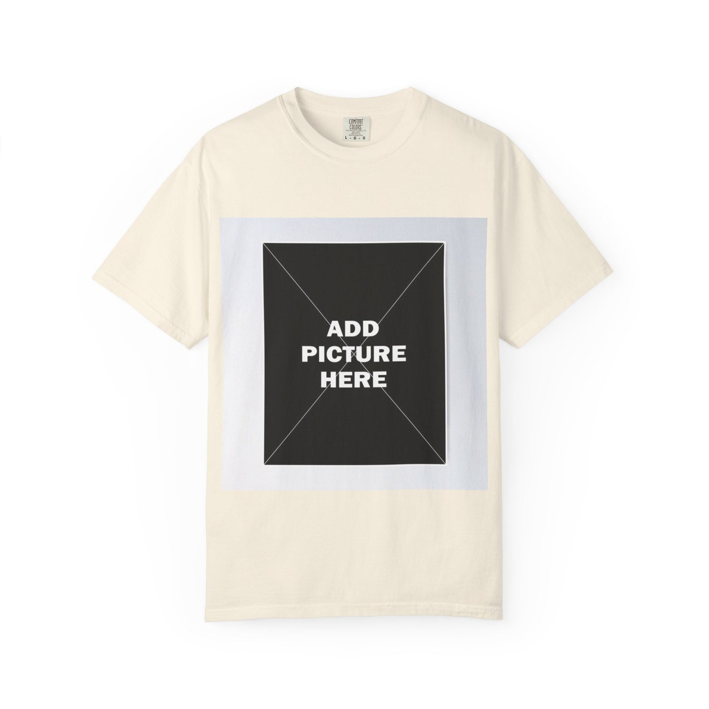 Photo-Print T-Shirt — Customizable "Add Picture Here" Graphic Tee