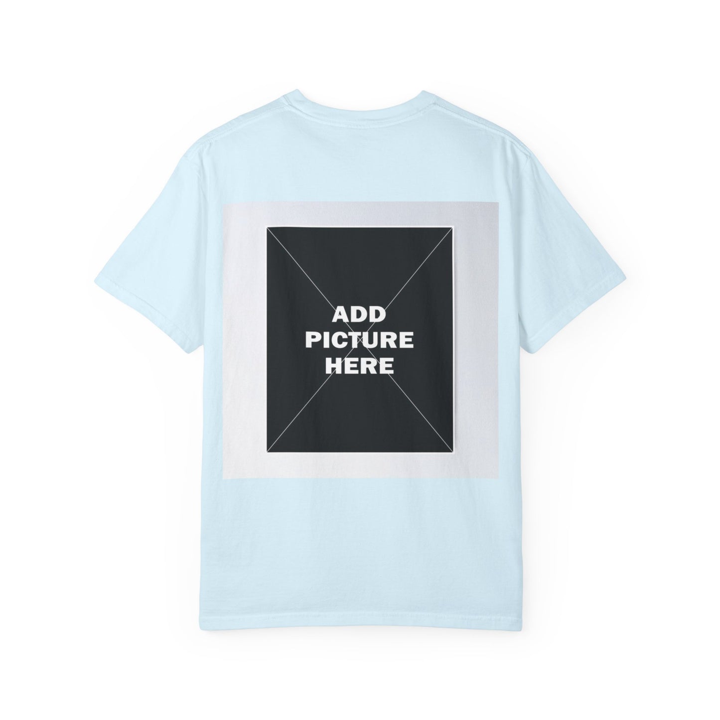 Photo-Print T-Shirt — Customizable "Add Picture Here" Graphic Tee