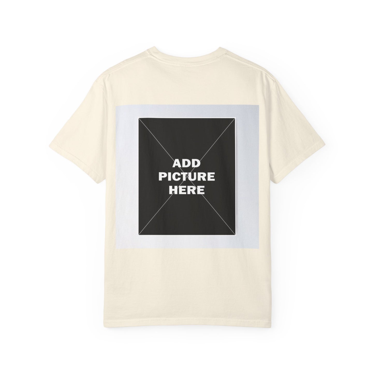 Photo-Print T-Shirt — Customizable "Add Picture Here" Graphic Tee