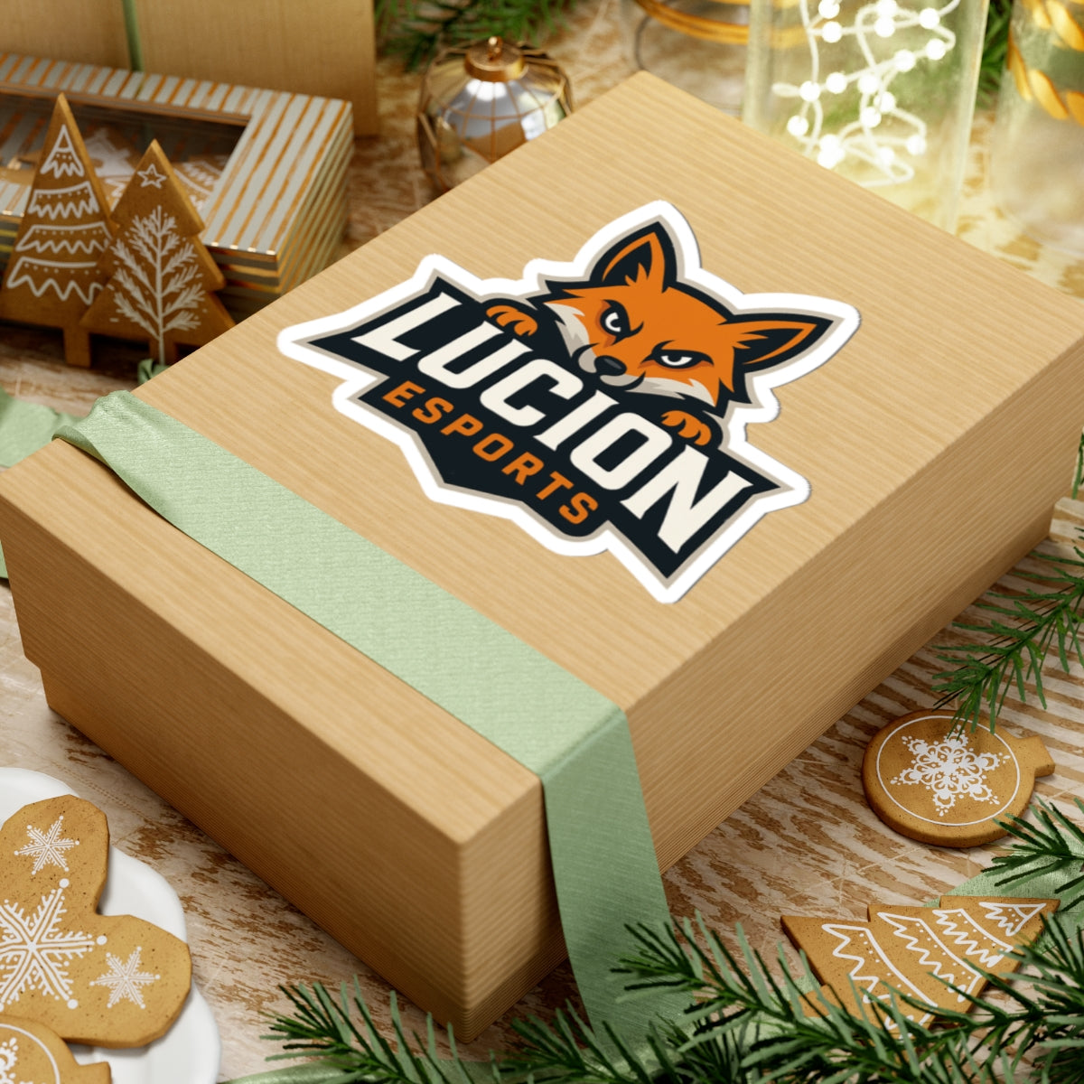 Lucion Esports Logo Sticker — Gaming Team Kiss-Cut Vinyl Decal