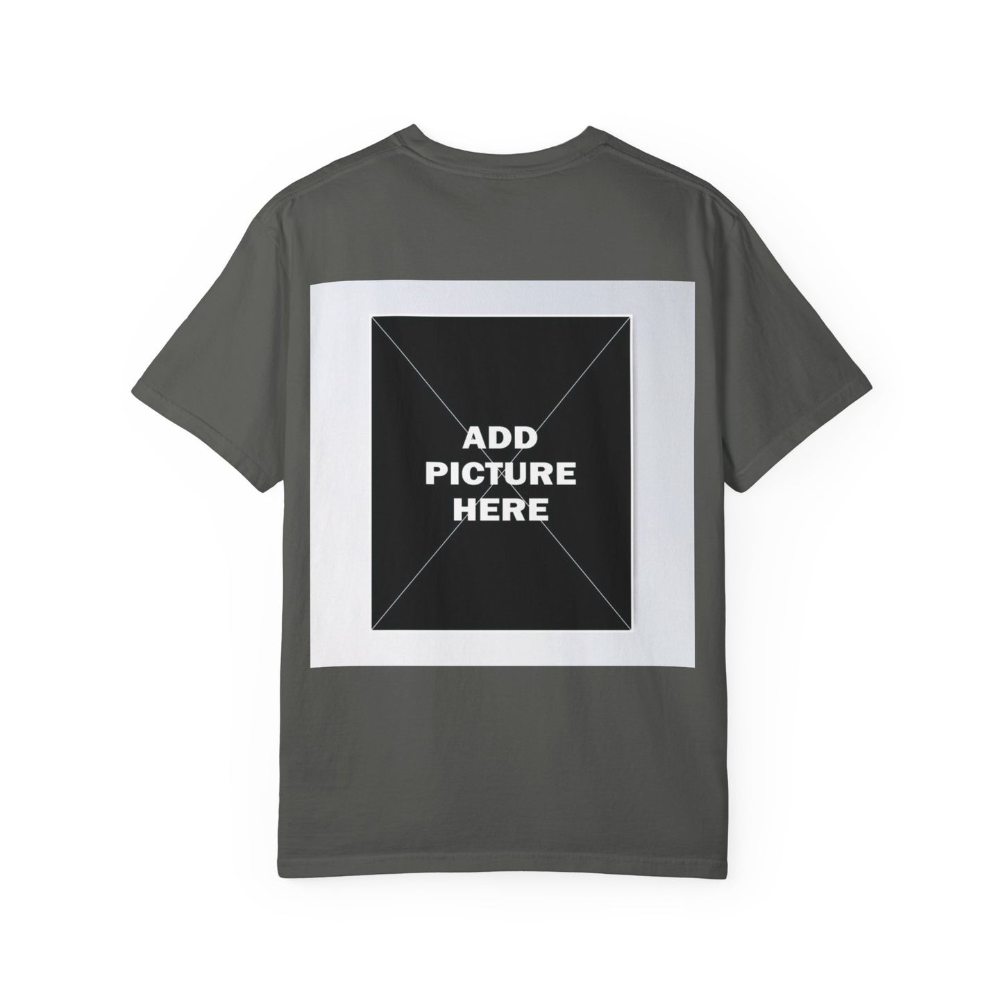 Photo-Print T-Shirt — Customizable "Add Picture Here" Graphic Tee