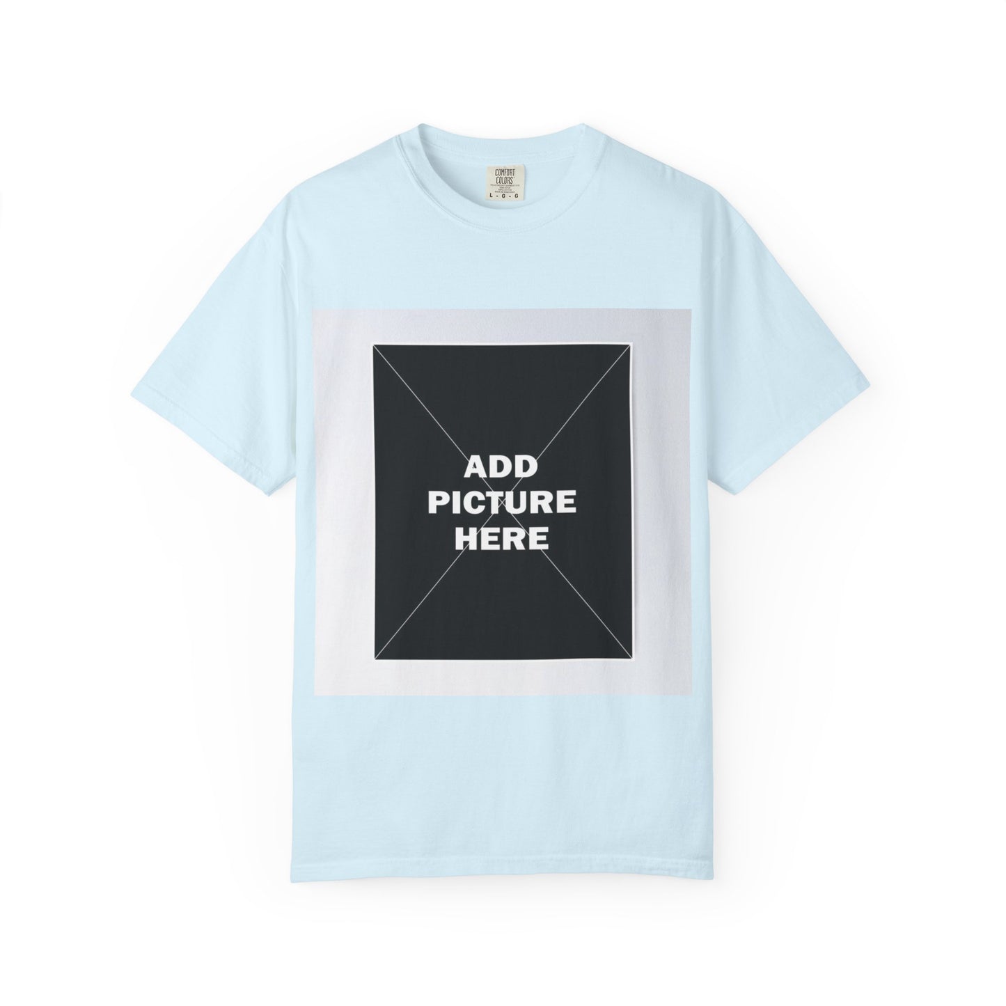 Photo-Print T-Shirt — Customizable "Add Picture Here" Graphic Tee