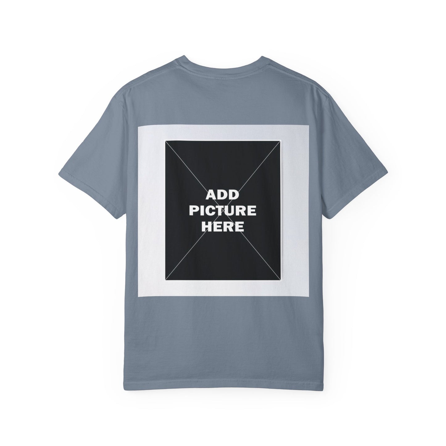 Photo-Print T-Shirt — Customizable "Add Picture Here" Graphic Tee