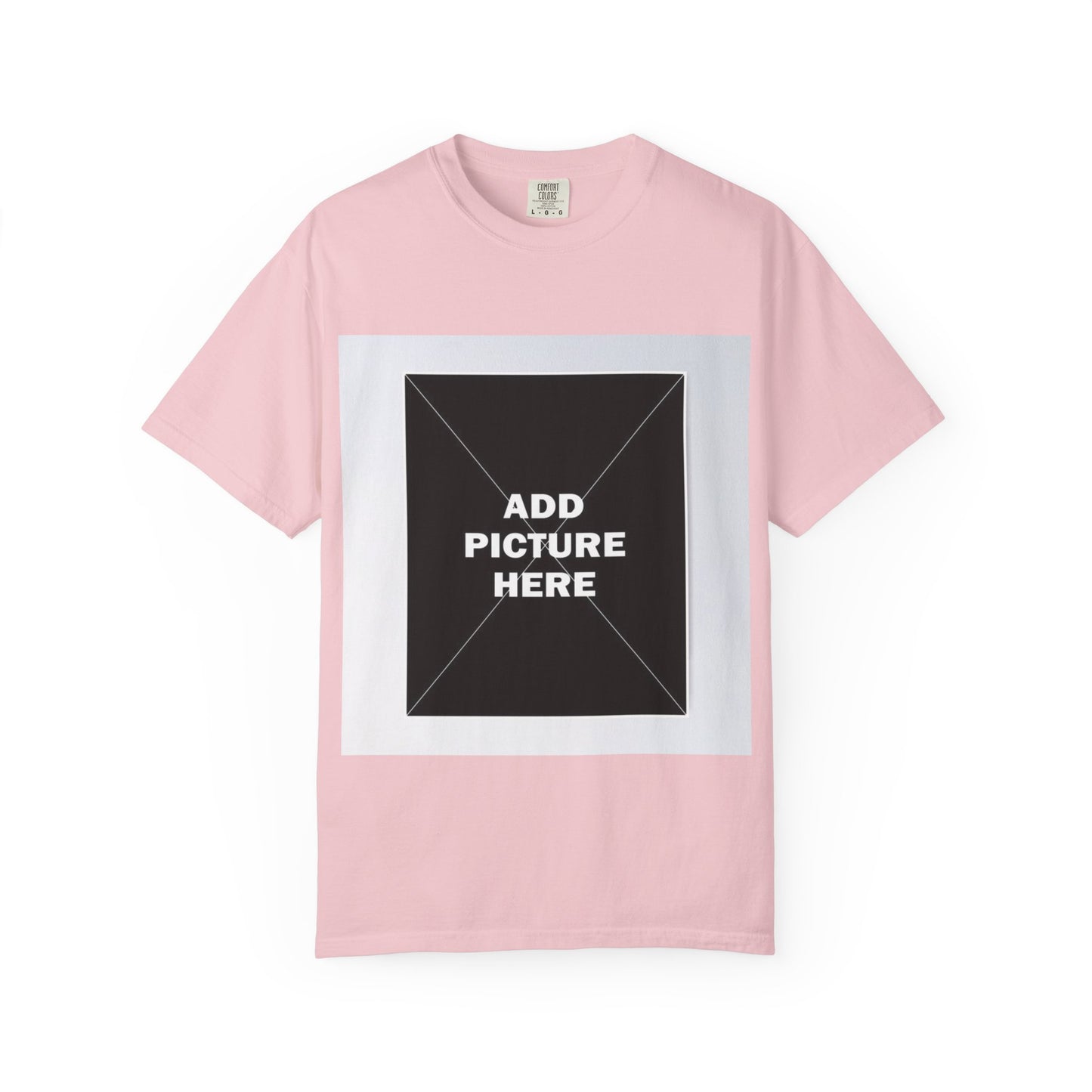 Photo-Print T-Shirt — Customizable "Add Picture Here" Graphic Tee