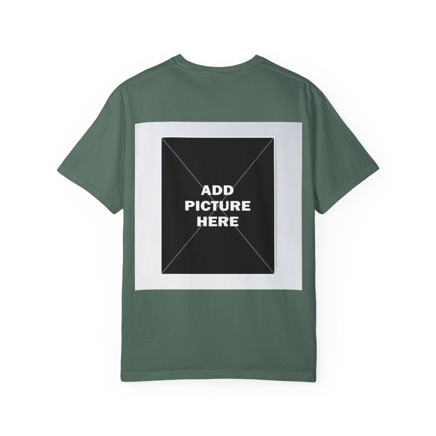 Photo-Print T-Shirt — Customizable "Add Picture Here" Graphic Tee