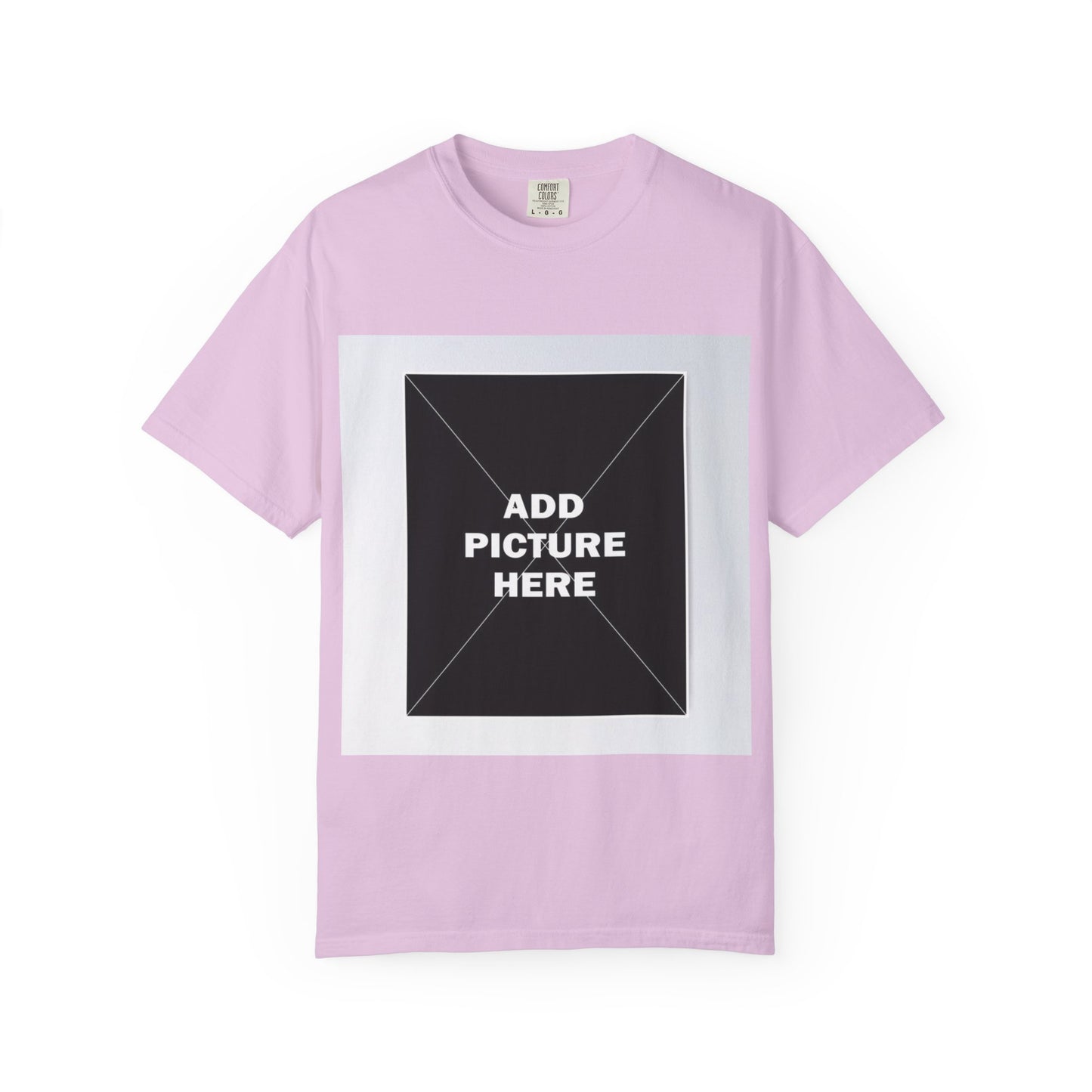 Photo-Print T-Shirt — Customizable "Add Picture Here" Graphic Tee