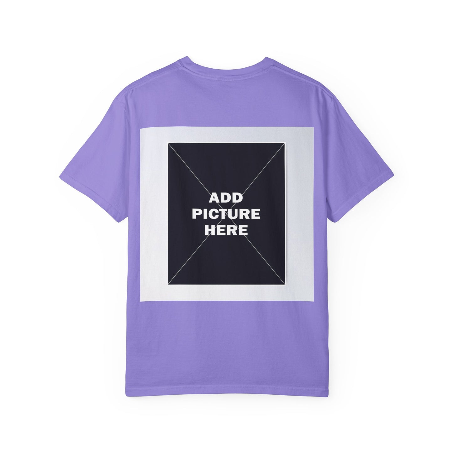 Photo-Print T-Shirt — Customizable "Add Picture Here" Graphic Tee