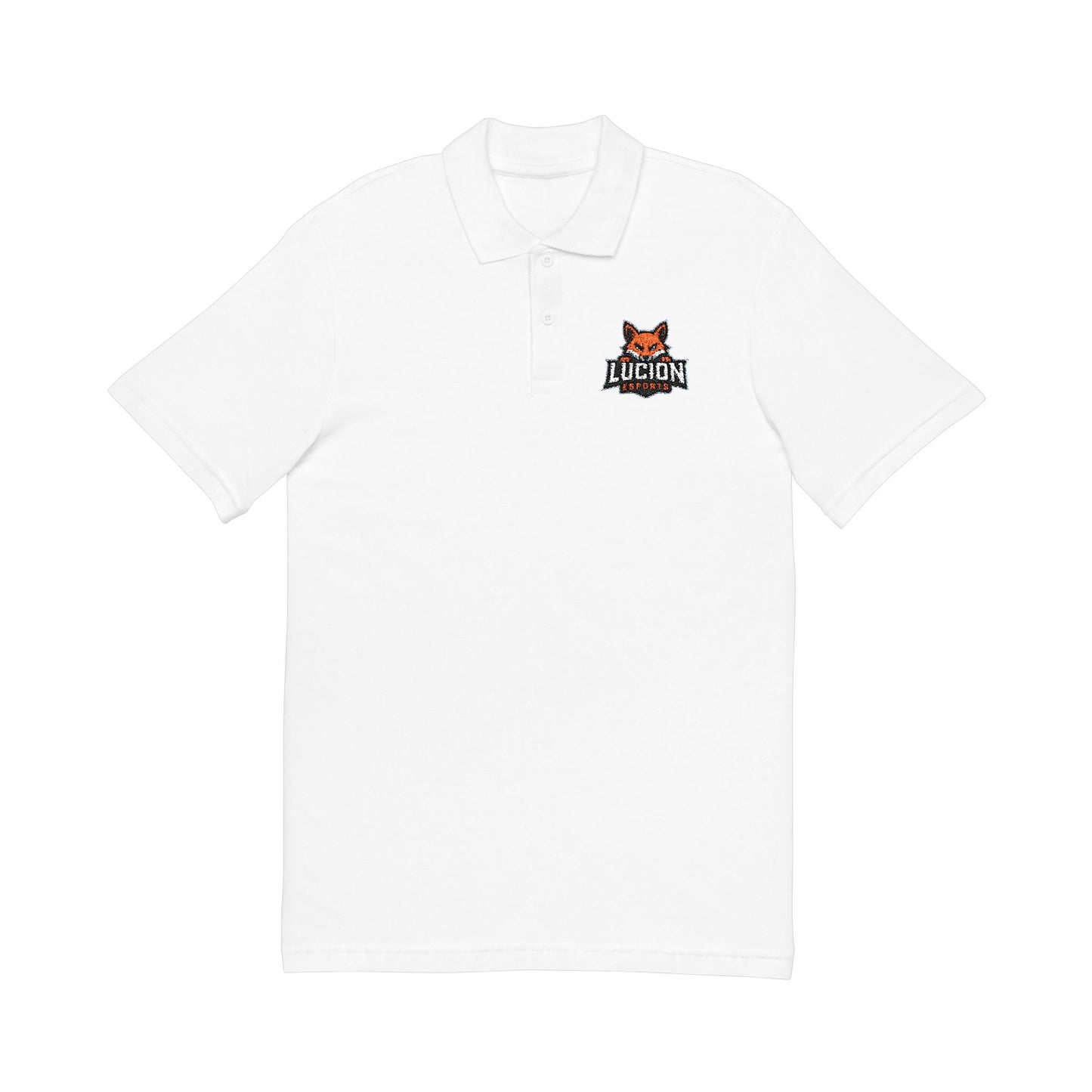 Embroidered Fox Polo Shirt