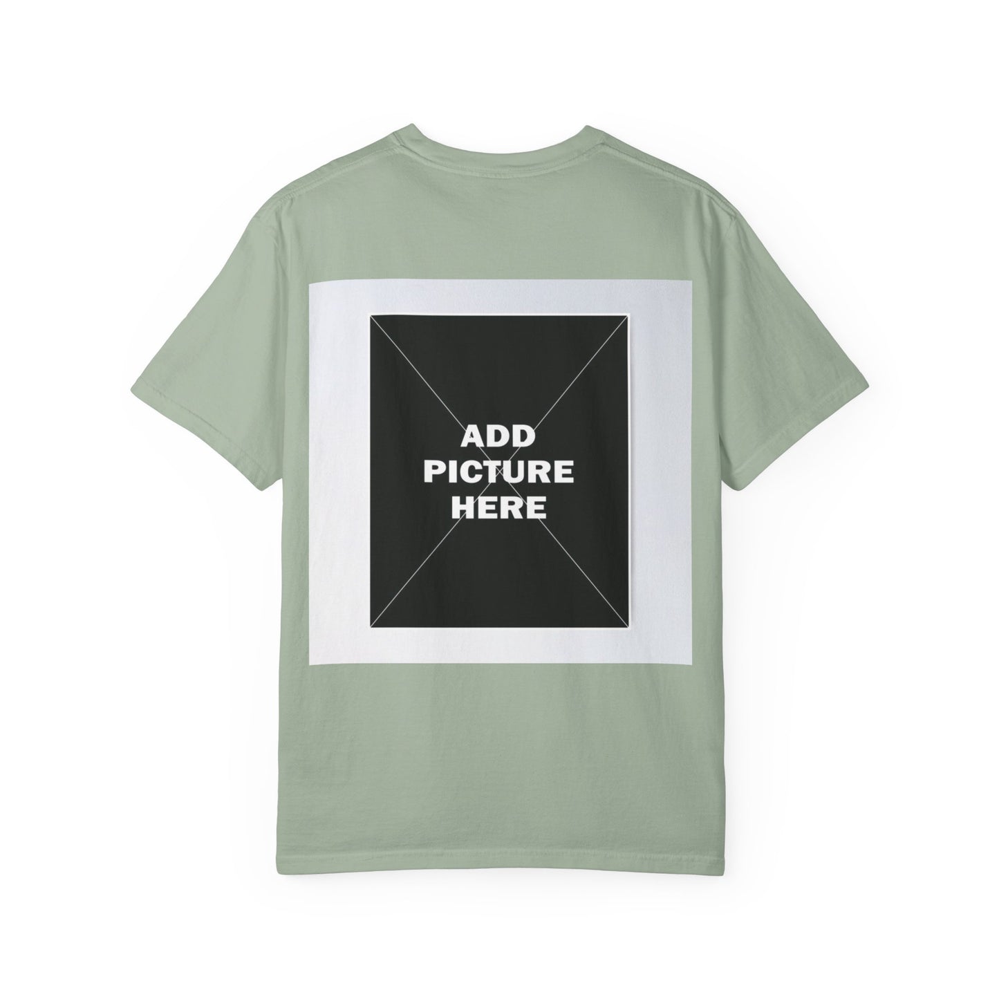 Photo-Print T-Shirt — Customizable "Add Picture Here" Graphic Tee