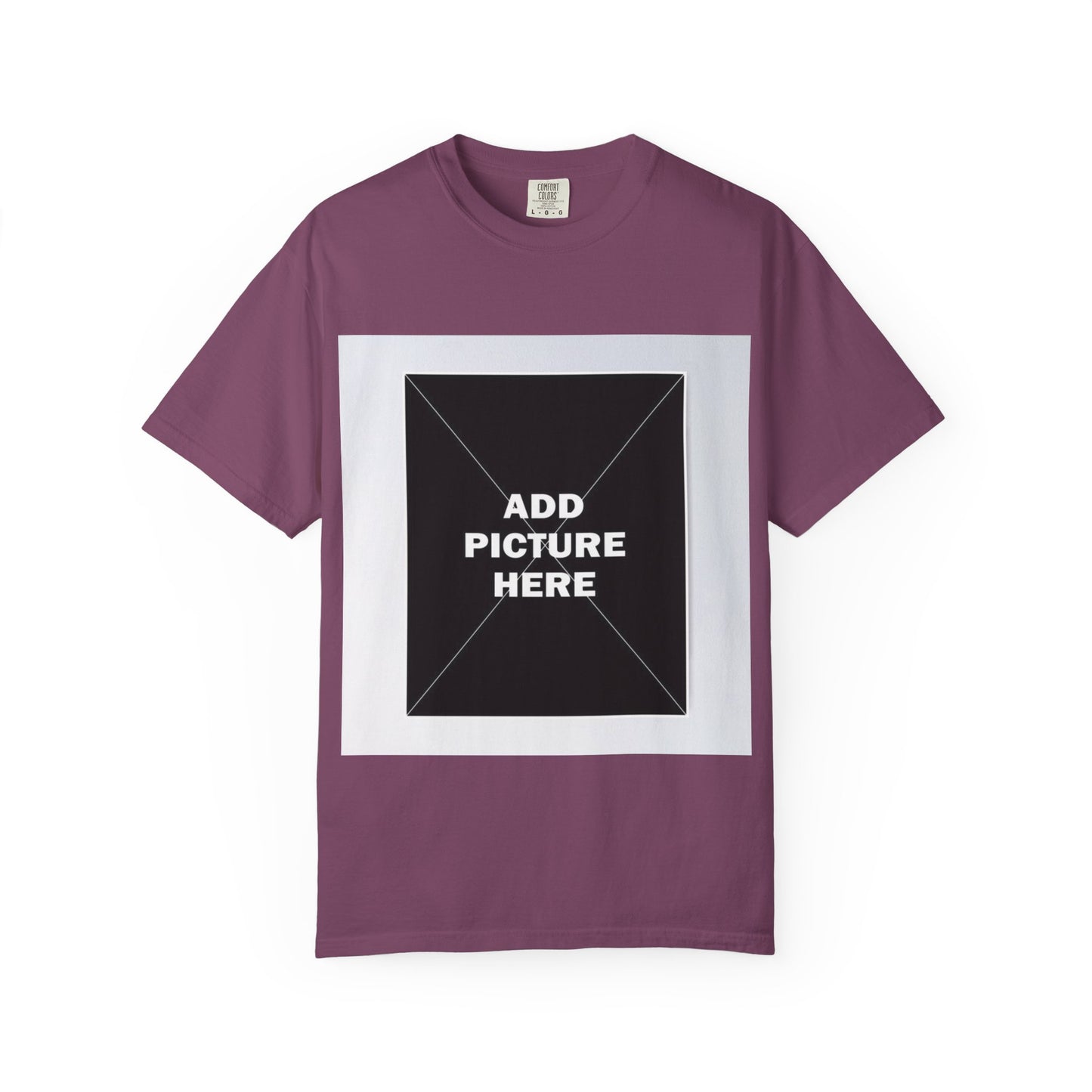 Photo-Print T-Shirt — Customizable "Add Picture Here" Graphic Tee