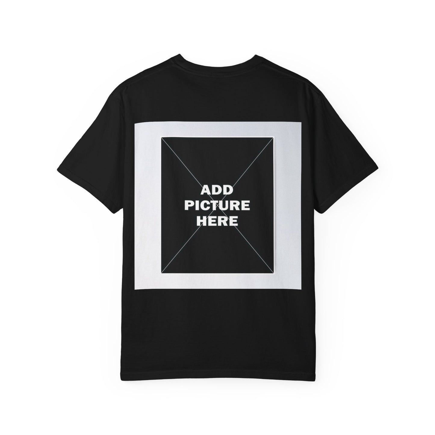 Photo-Print T-Shirt — Customizable "Add Picture Here" Graphic Tee