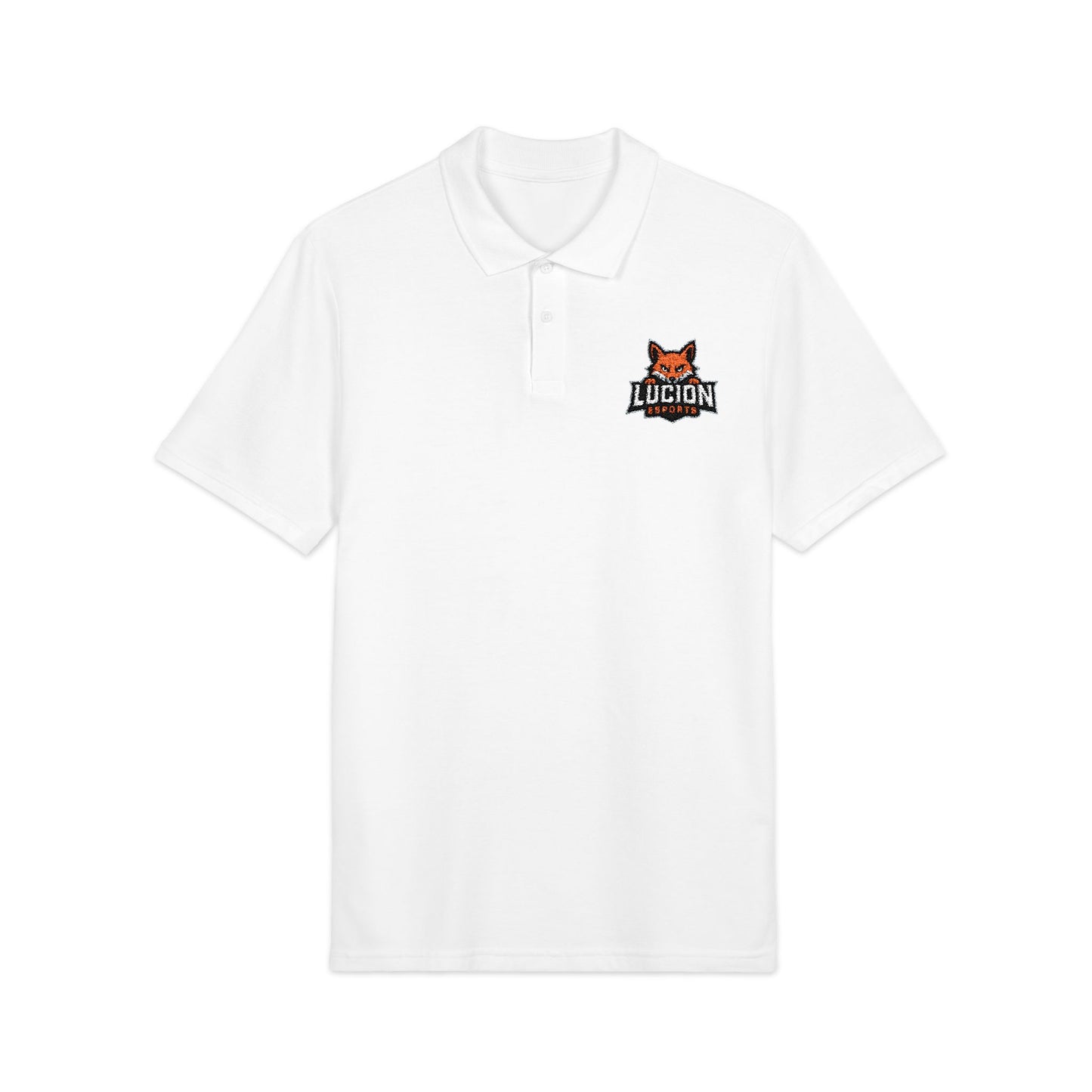 Embroidered Fox Polo Shirt