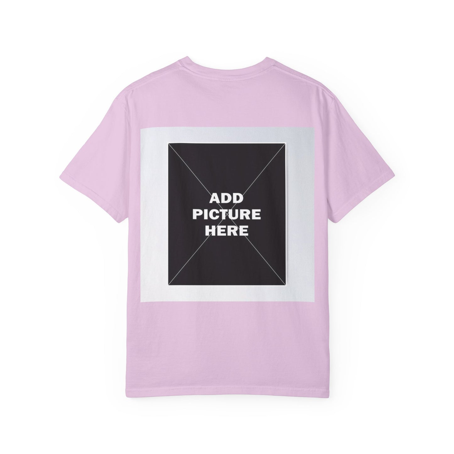 Photo-Print T-Shirt — Customizable "Add Picture Here" Graphic Tee