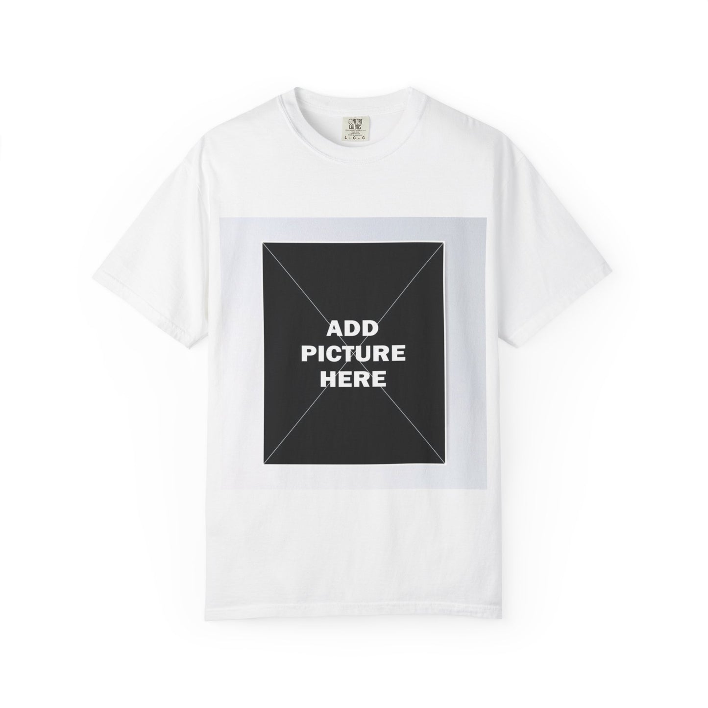 Photo-Print T-Shirt — Customizable "Add Picture Here" Graphic Tee