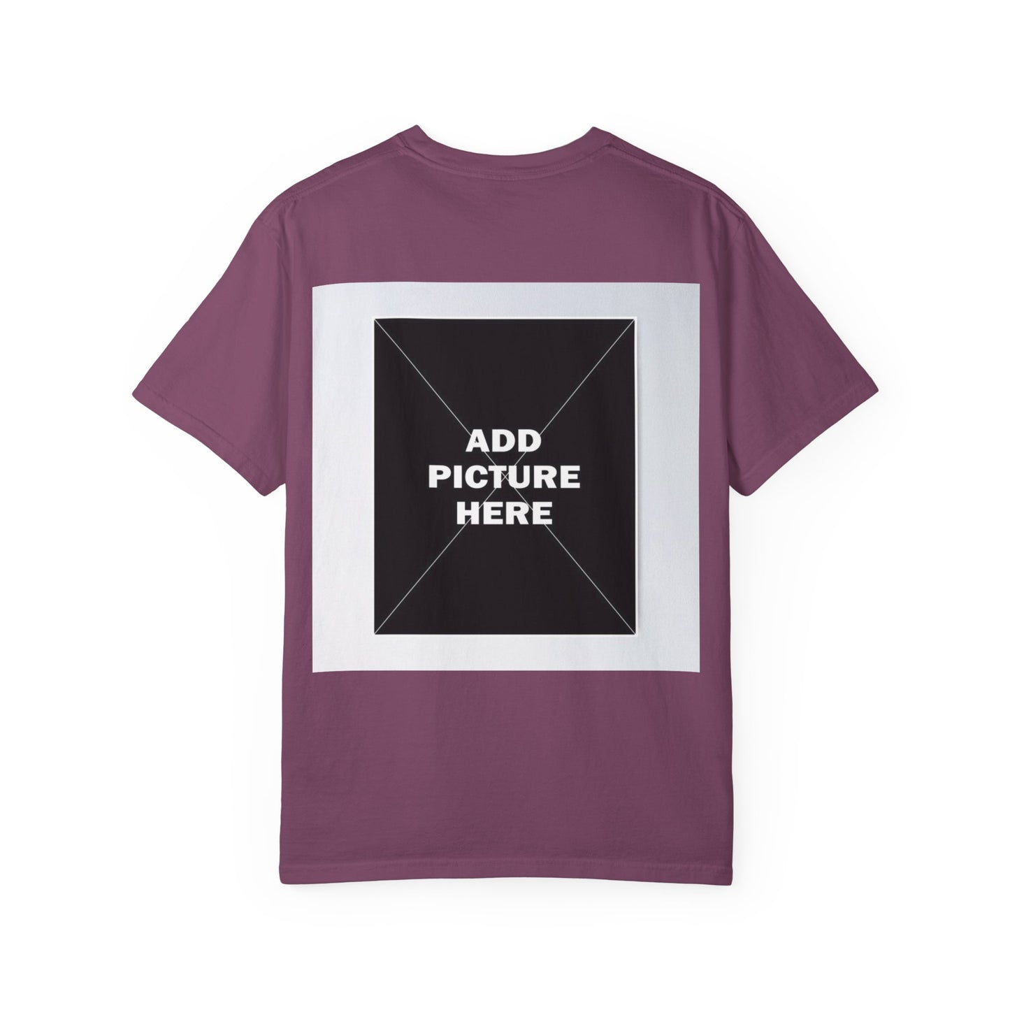 Photo-Print T-Shirt — Customizable "Add Picture Here" Graphic Tee