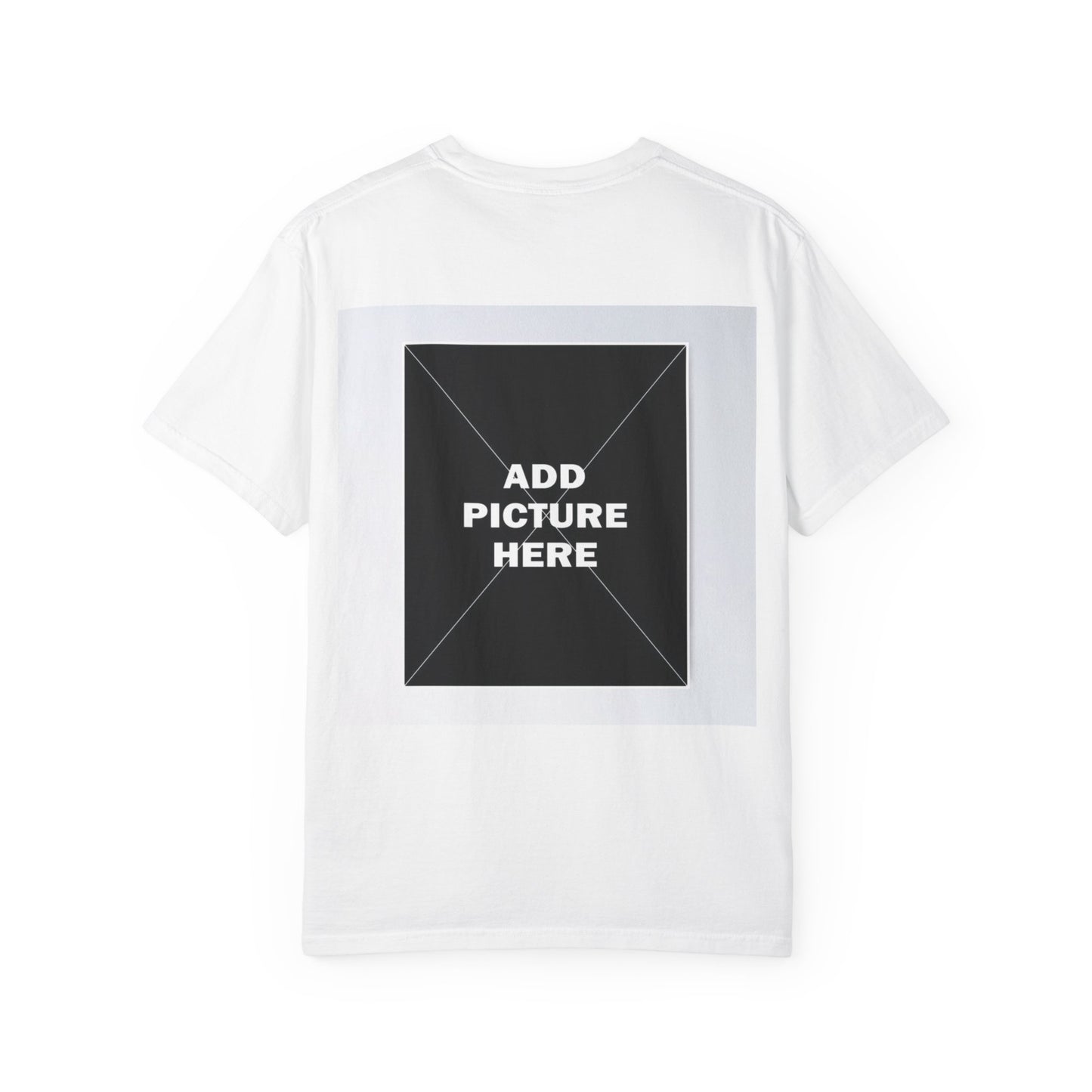 Photo-Print T-Shirt — Customizable "Add Picture Here" Graphic Tee