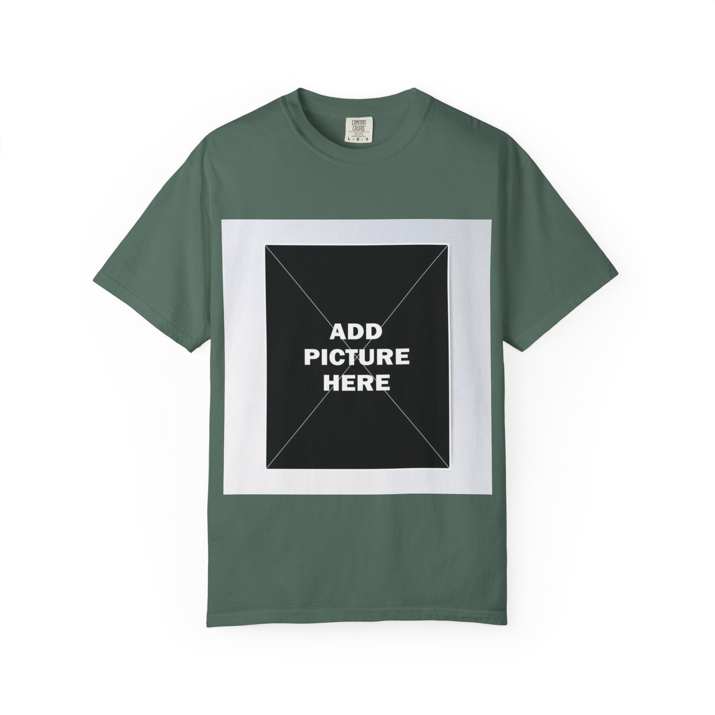 Photo-Print T-Shirt — Customizable "Add Picture Here" Graphic Tee