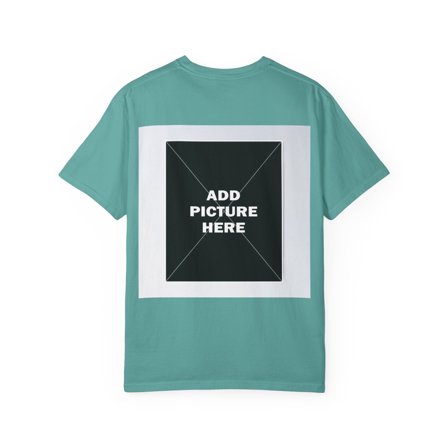 Photo-Print T-Shirt — Customizable "Add Picture Here" Graphic Tee